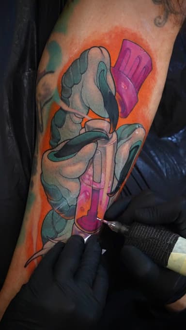 Light touch on the Dragon hand per my good friend @giuseppeamed 🩵