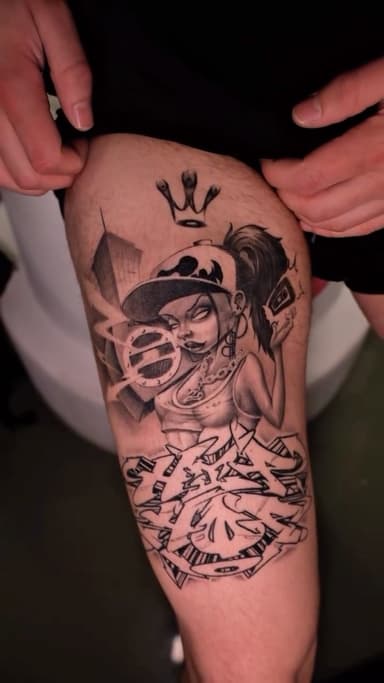 Still in love with this healed piece done @monsterinkstudio half year ago